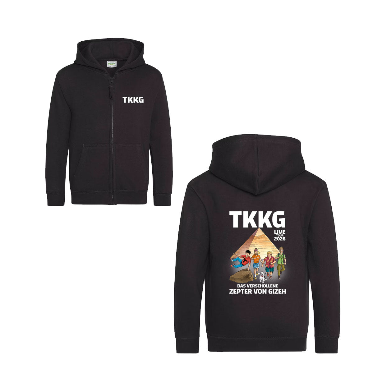 TKKG Kinder Tour 2026 Kapuzenjacke